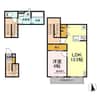 1007-KURA1号棟 1LDKの間取り