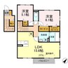 シティアレイ 2LDKの間取り