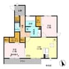 ヴェルデソーレB 2LDKの間取り