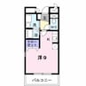 LibertyozawaⅡ 1Kの間取り