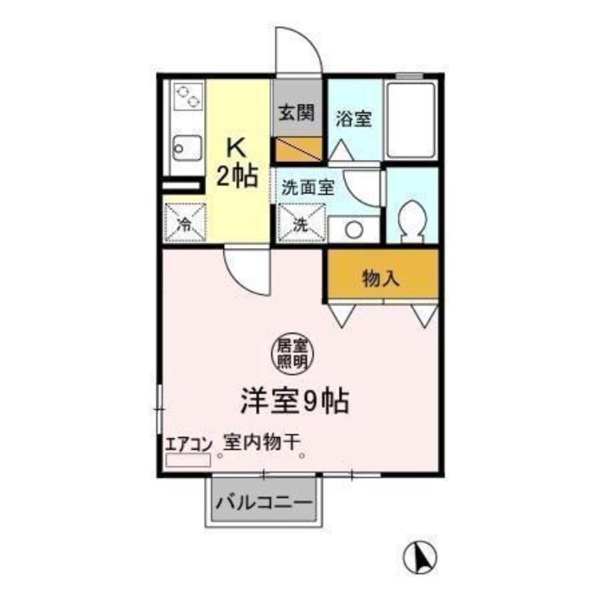 間取図 メゾンドルミエールＣ