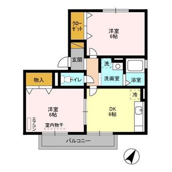 間取図 ツインハーモニー　A