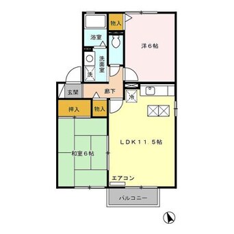 間取図 マルシェＡ