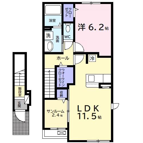 間取り図 エアリーB