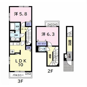 間取図 オリエンタルコートB