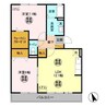 ヴィラシャルマンＡ 2LDKの間取り