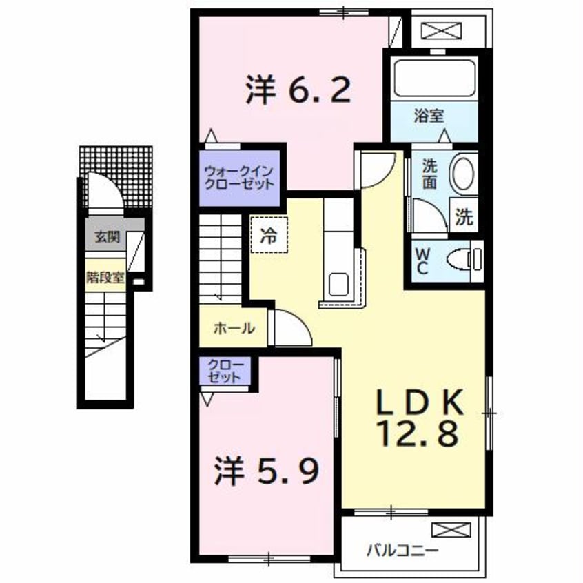 間取図 サンヴェール蔵波13