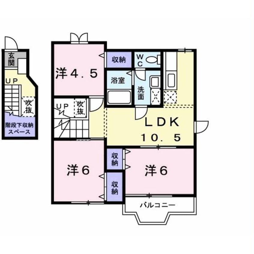 間取図 Palm East パルムイースト
