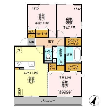 間取り図 コットンパレス