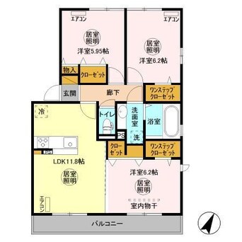 間取図 コットンパレス