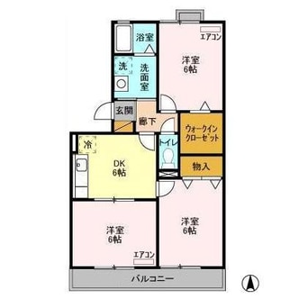 間取図 フォレストヒルズＣ
