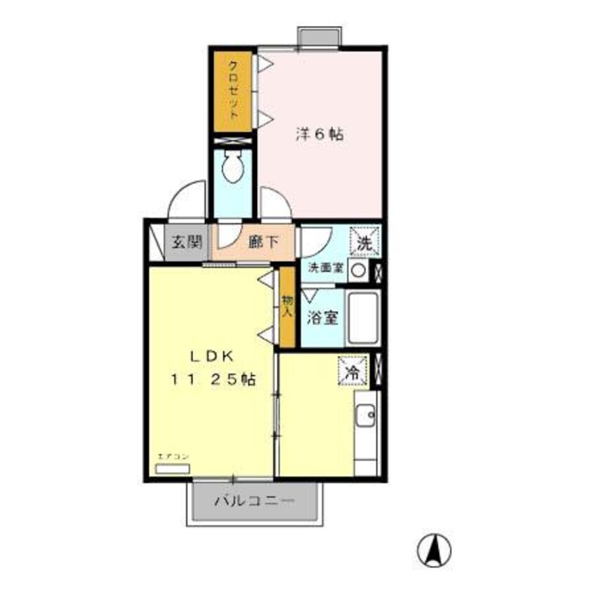 間取図 ハイツプリマベーラ