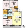 内房線/五井駅 バス:10分:停歩6分 2階 築13年 3LDKの間取り