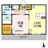内房線/五井駅 バス:9分:停歩7分 2階 築12年 1LDKの間取り