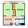 フェステ140 2DKの間取り