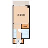 神明田口ハイツ 1Kの間取り