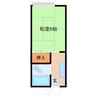 コーポエイト 1Kの間取り