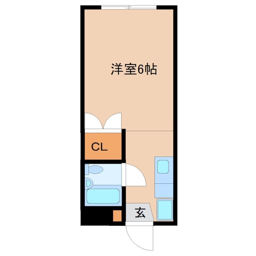 間取図 ハイツスバル谷