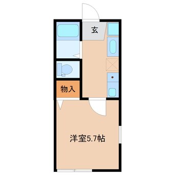 間取図 ロジュマン日野南平II番館