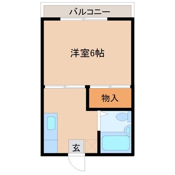 間取図 ドミール荒井