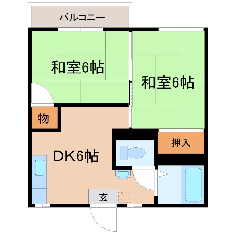 間取り図 フォーブルばばB