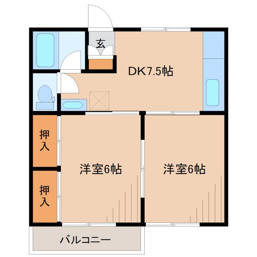 間取図 サンハイツ