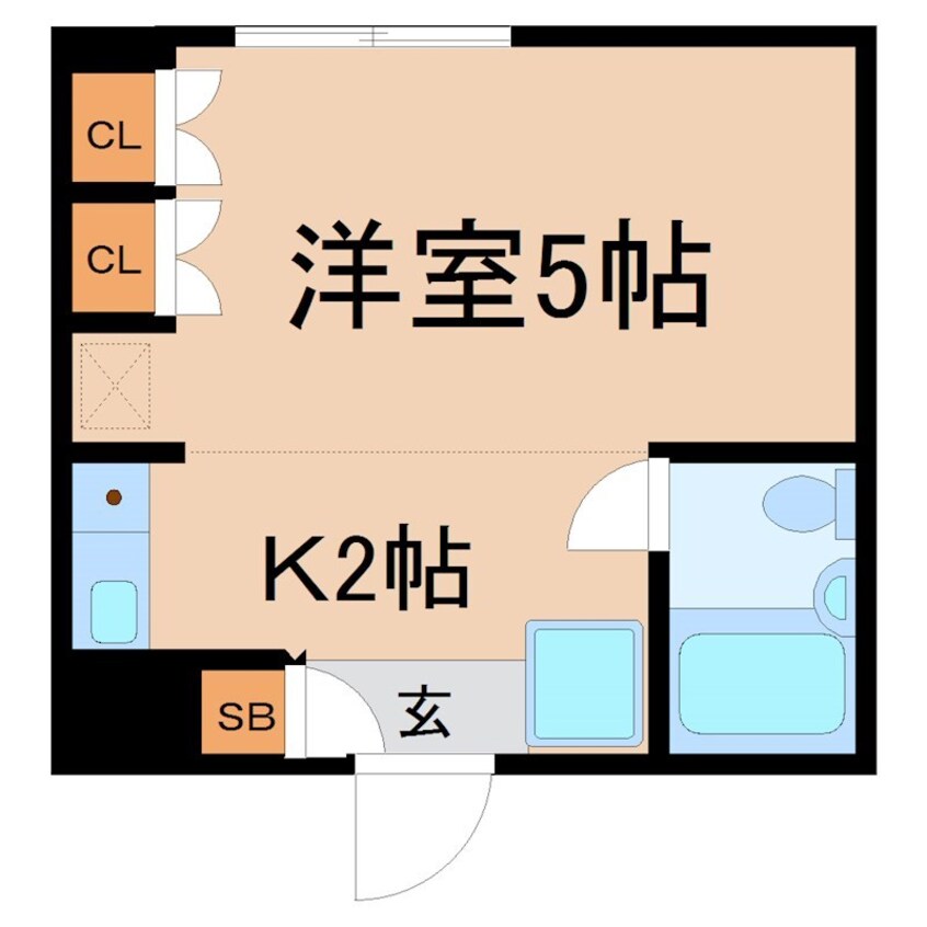 間取図 グリーンピア国立