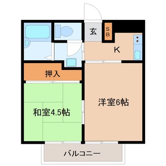 間取図 コーポ藤