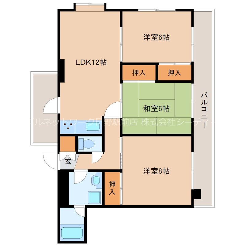 間取り図 メゾンタナカ