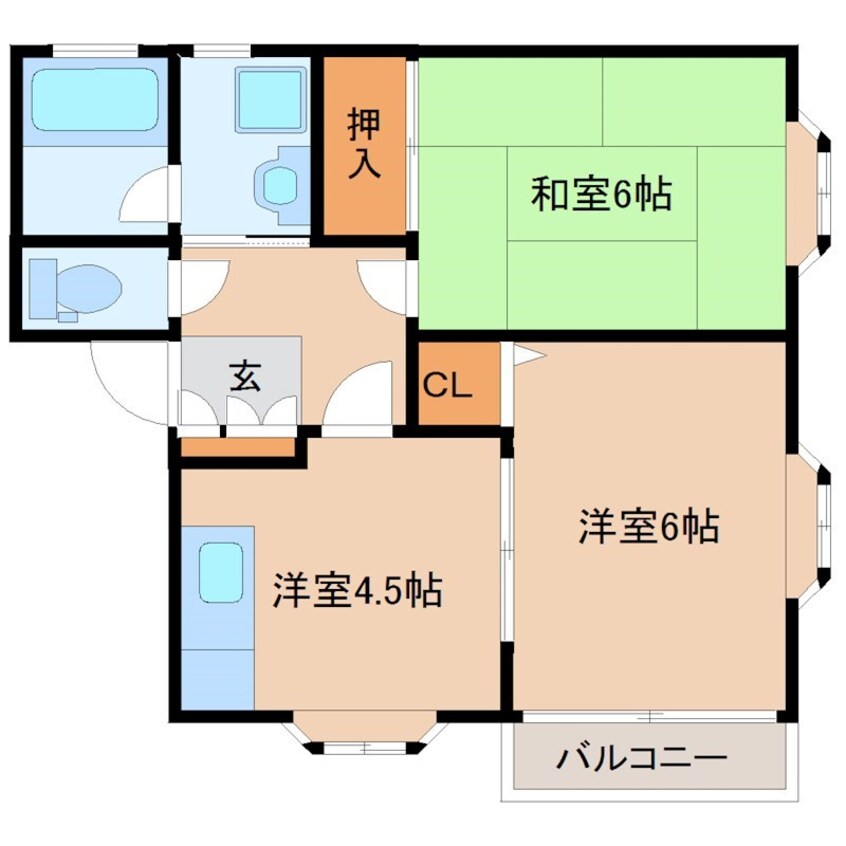 間取図 アークヒルズ　ツー