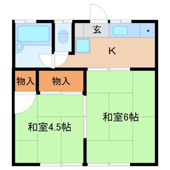 間取図 コーポ沢