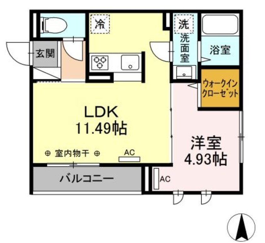 間取図 Dスクエア万願寺