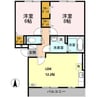エクセラン旭が丘壱番館 2LDKの間取り