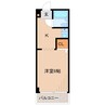 ハイツハツシカ 1Kの間取り