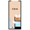 ハイツ星雲 1Kの間取り