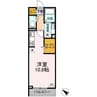 カーサグラナーテ 1Rの間取り