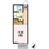 サンコーポ 1Kの間取り