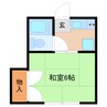 ハイム原島 1Kの間取り