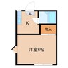エクセレンス国立 1Kの間取り