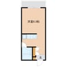 コーポ５旭が丘 1Rの間取り