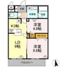 star pear 2LDKの間取り