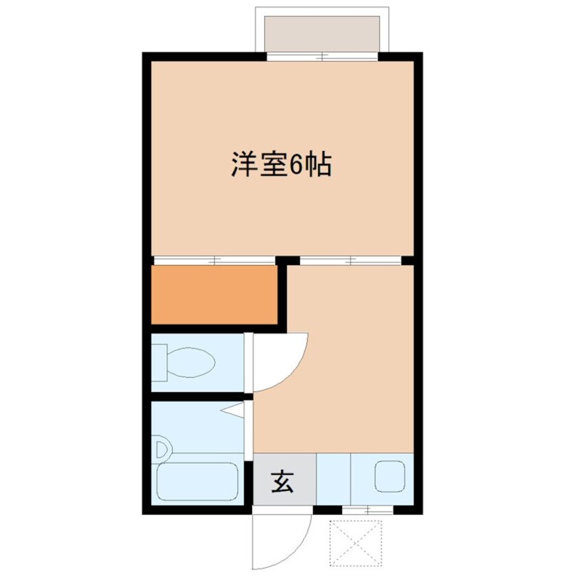 間取図 めじろハイツ