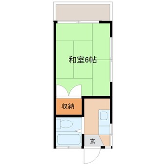 間取図 田所コーポ