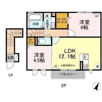 間取図 サニーフラット