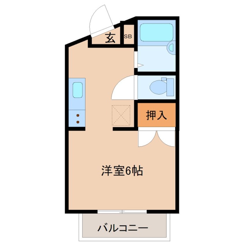 間取図 栄ミリオンコーポ第２