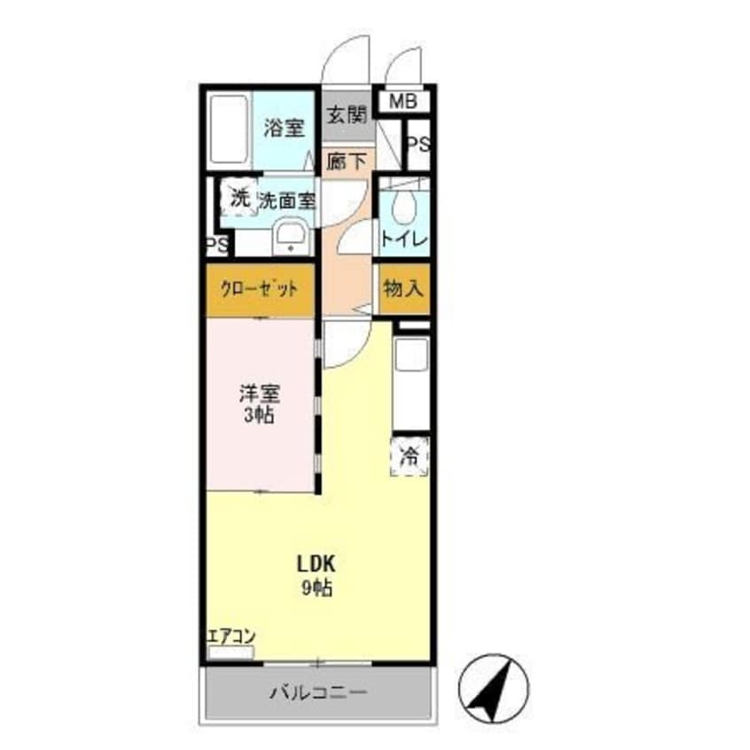 間取図 ジャルディネット