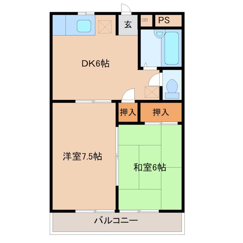 間取図 パークヒルズ百草第一