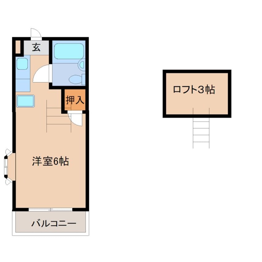 間取図 ブランドール立川