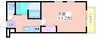 フジパレス北加賀屋Ⅲ番館 1Kの間取り