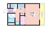 マンションみな美 1Kの間取り